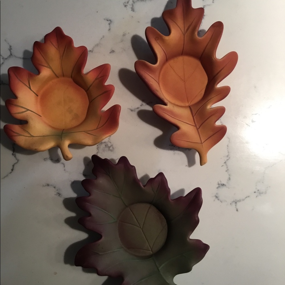 Partylite set of 3 tea light candle holders